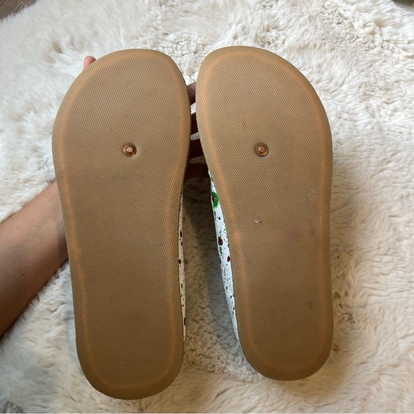 Aintap Handcrafted Leather Oxfords Barefoot SPLANTER Paint White Smooth Leather - Picture 10 of 11